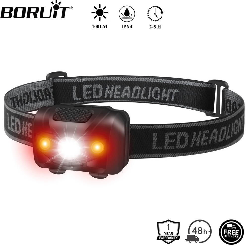 Lolin D32 - BORUiT 3W Mini lampe frontale LED