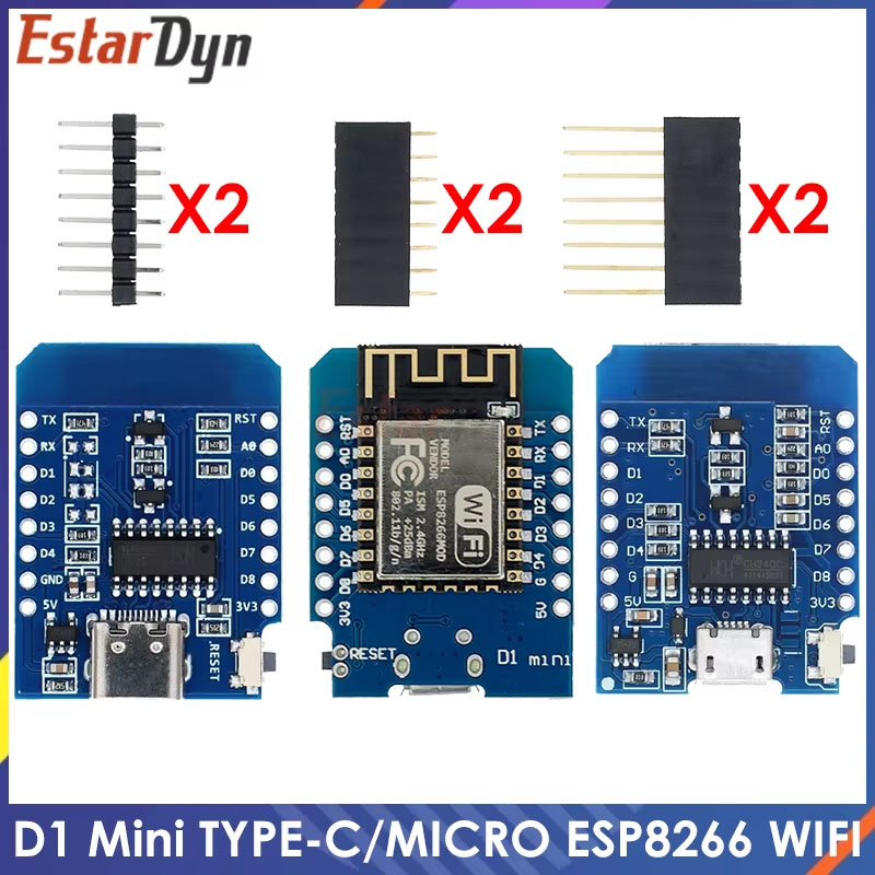 D1 Mini TYPE-C/MICRO ESP8266 E - Nodemcuv2 avis et prix