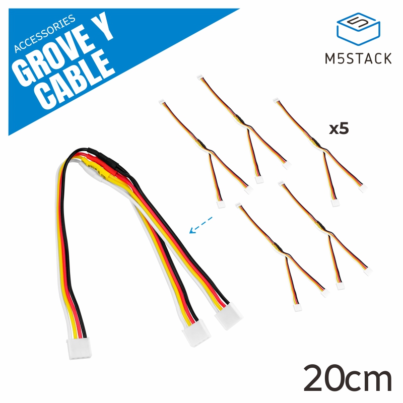 Câble Y Grove officiel M5Stack - M5Stack avis et prix