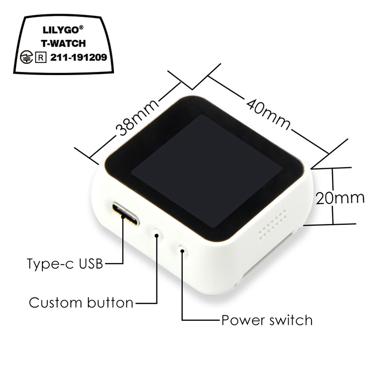 LICircGO®TTGO-Montre T Watch p - Ttgo T Watch avis et prix